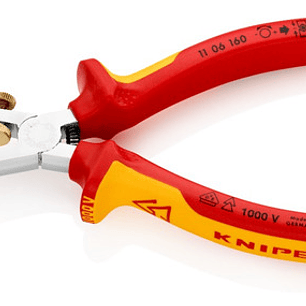 Alicate Pelacables Aislado De 6'' 1000v (1106160) Knipex