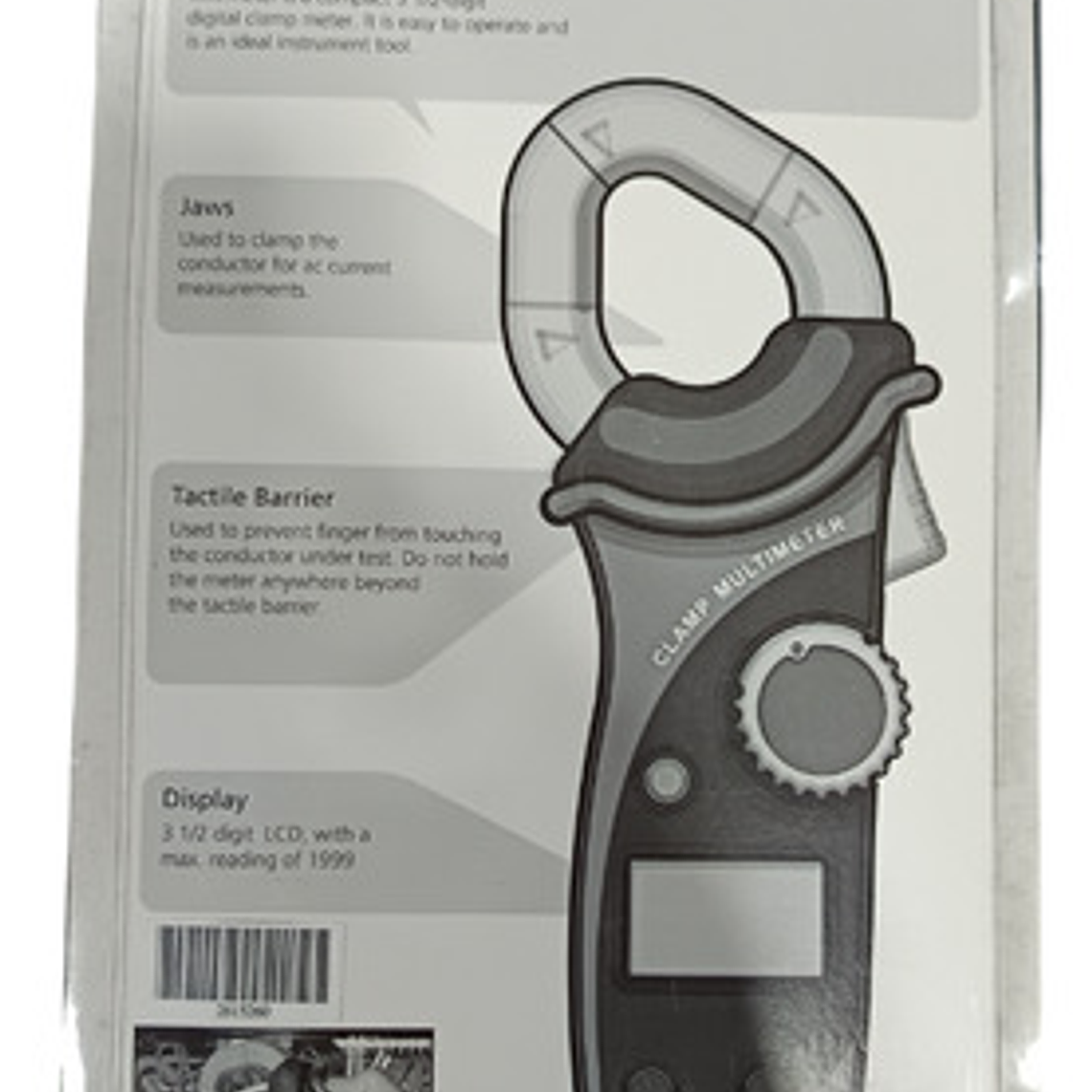 Multímetro / Amperímetro Mini Tenaza (em305) - Esun 5