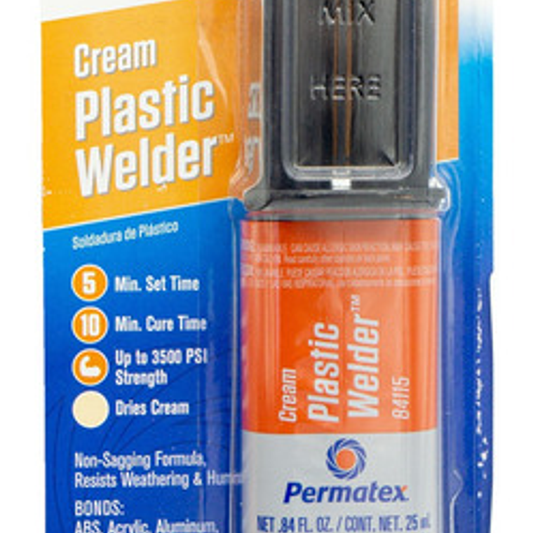 Permatex Soldadura Pegamento Transparente Para Plásticos Y Reservorios Usa 1
