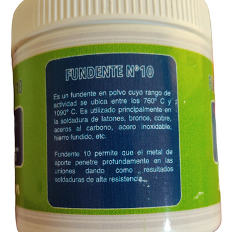 Fundente De Uso General #10 Tarro De 500gr. (f0106) Indura 2