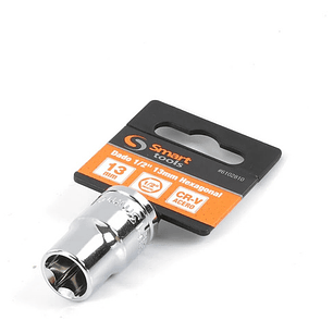Dado Corto 1/2'' De 13mm Hexagonal - Smart Tools
