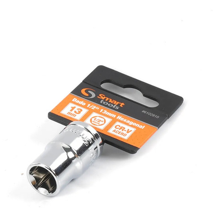 Dado Corto 1/2'' De 13mm Hexagonal - Smart Tools 1