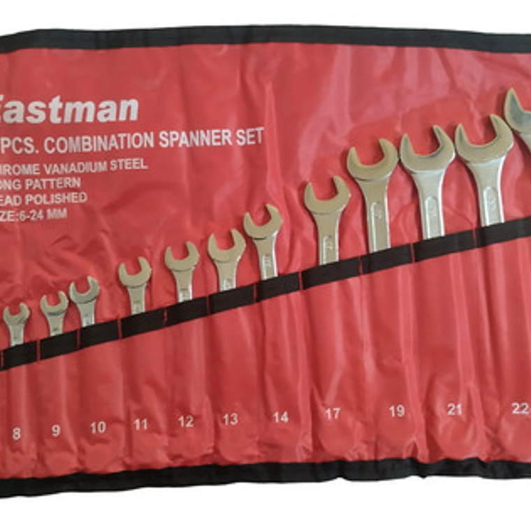 Juego Llaves Punta Corona 6 - 24mm De 14 Piezas - India 1