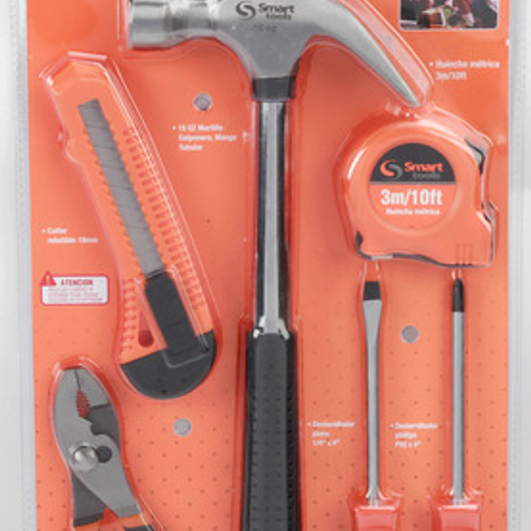 Set Herramientas Para El Hogar De 6 Piezas - Smart Tools 2