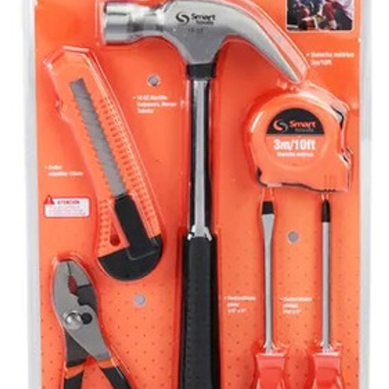 Set Herramientas Para El Hogar De 6 Piezas - Smart Tools 3