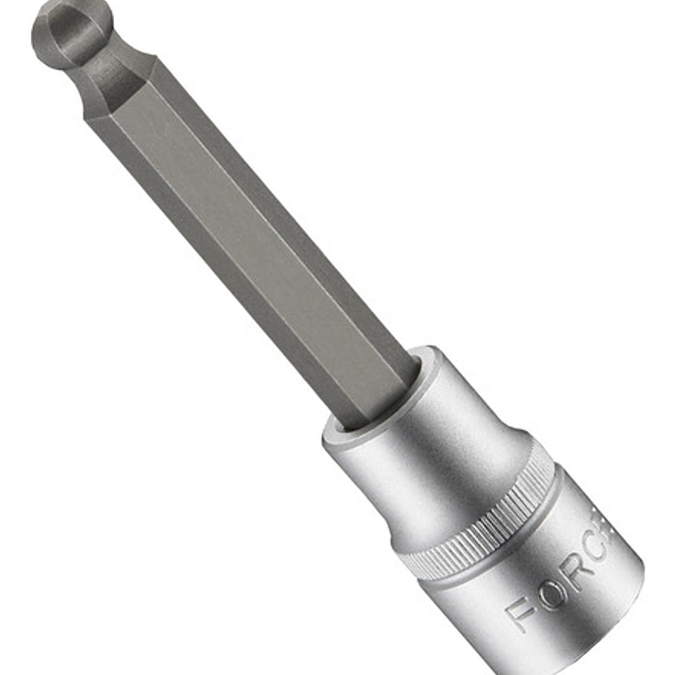 Dado Allen 1/2'' De 6 Mm. Largo Hexagonal De Bola - Force 1