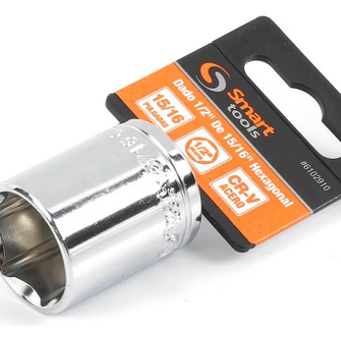 Dado Corto 1/2'' De 15/16'' Hexagonal - Smart Tools 1