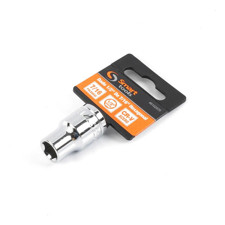 Dado Corto 1/2'' De 7/16'' Hexagonal - Smart Tools 1