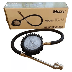 Inflador Medidor De Presión Con Manómetro (tg12/g52) - Muzi