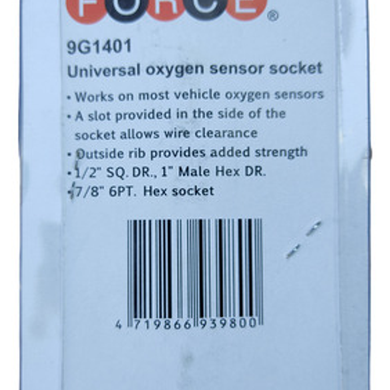 Dado Sensor De Oxigeno Universal (9g1401) Force 3