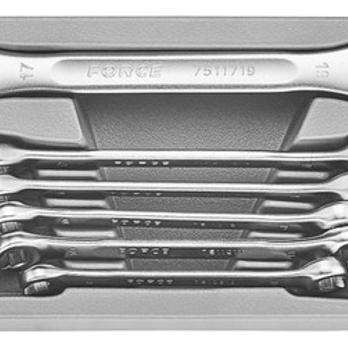 Juego Llaves Nipleras 5/16'' - 3/4'' 6 Piezas (5066s) Force 1