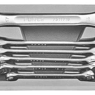 Juego Llaves Nipleras 5/16'' - 3/4'' 6 Piezas (5066s) Force