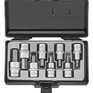 Juego Dados Allen 1/2'' De 5/32'' - 5/8'' - 8 Piezas - Force