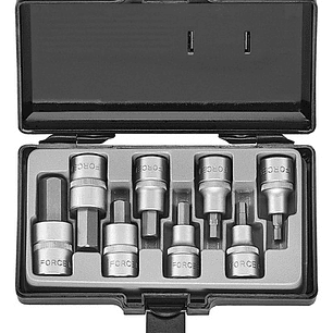 Juego Dados Allen 1/2'' De 5/32'' - 5/8'' - 8 Piezas - Force