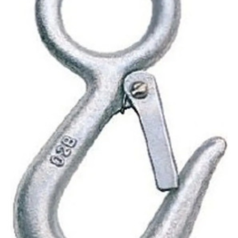 Gancho Para Cable De 1 Ton. Con Seguro Galv. (hf0703) Sanli 1