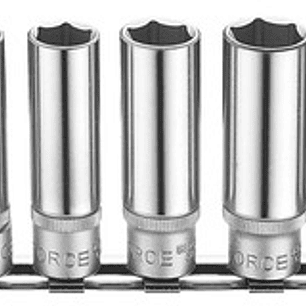 Juego Dados 3/8'' Largo Hex. 8 - 19mm 8 Piezas (3082) Force