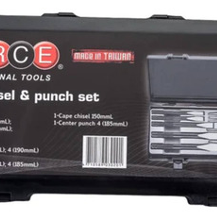 Juego De Botadores Puntos Y Cinceles 13 Pzas (5131), Force 4