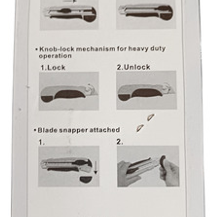 Cuchillo Cartonero Metálico (5055p4) Force 2