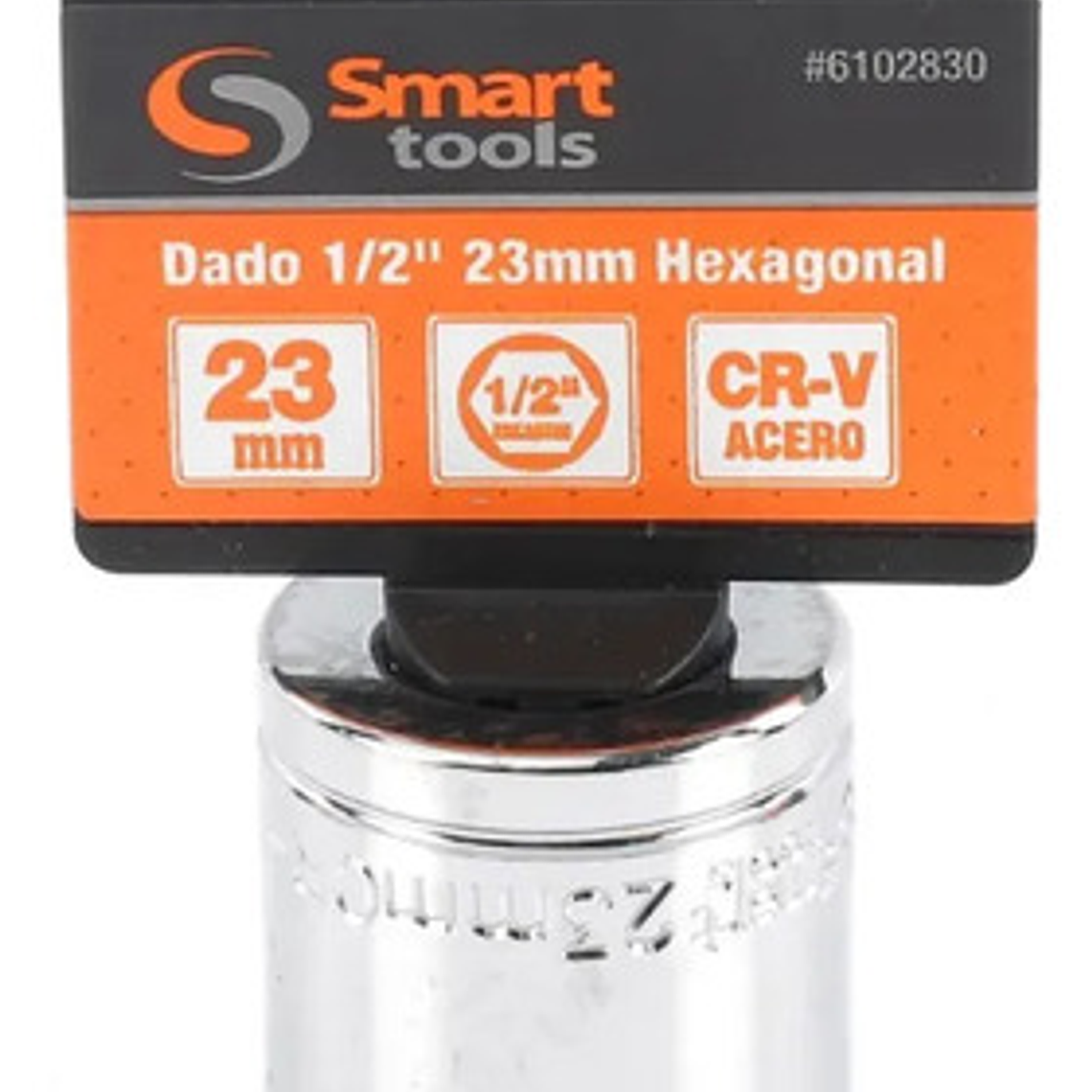 Dado Corto 1/2'' De 23mm Hexagonal - Smart Tools 2