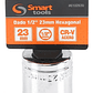 Dado Corto 1/2'' De 23mm Hexagonal - Smart Tools - Miniatura 2