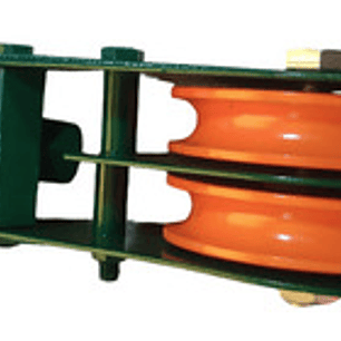 Polea Cable Doble De 4'' (vi-3212-04) - A.o.k