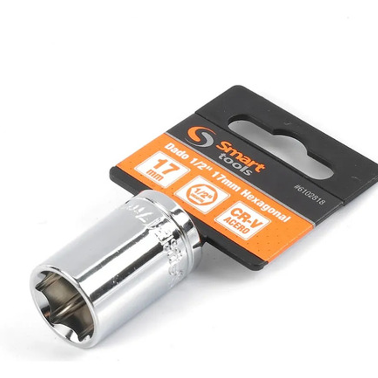 Dado Corto 1/2'' De 17mm Hexagonal - Smart Tools 1