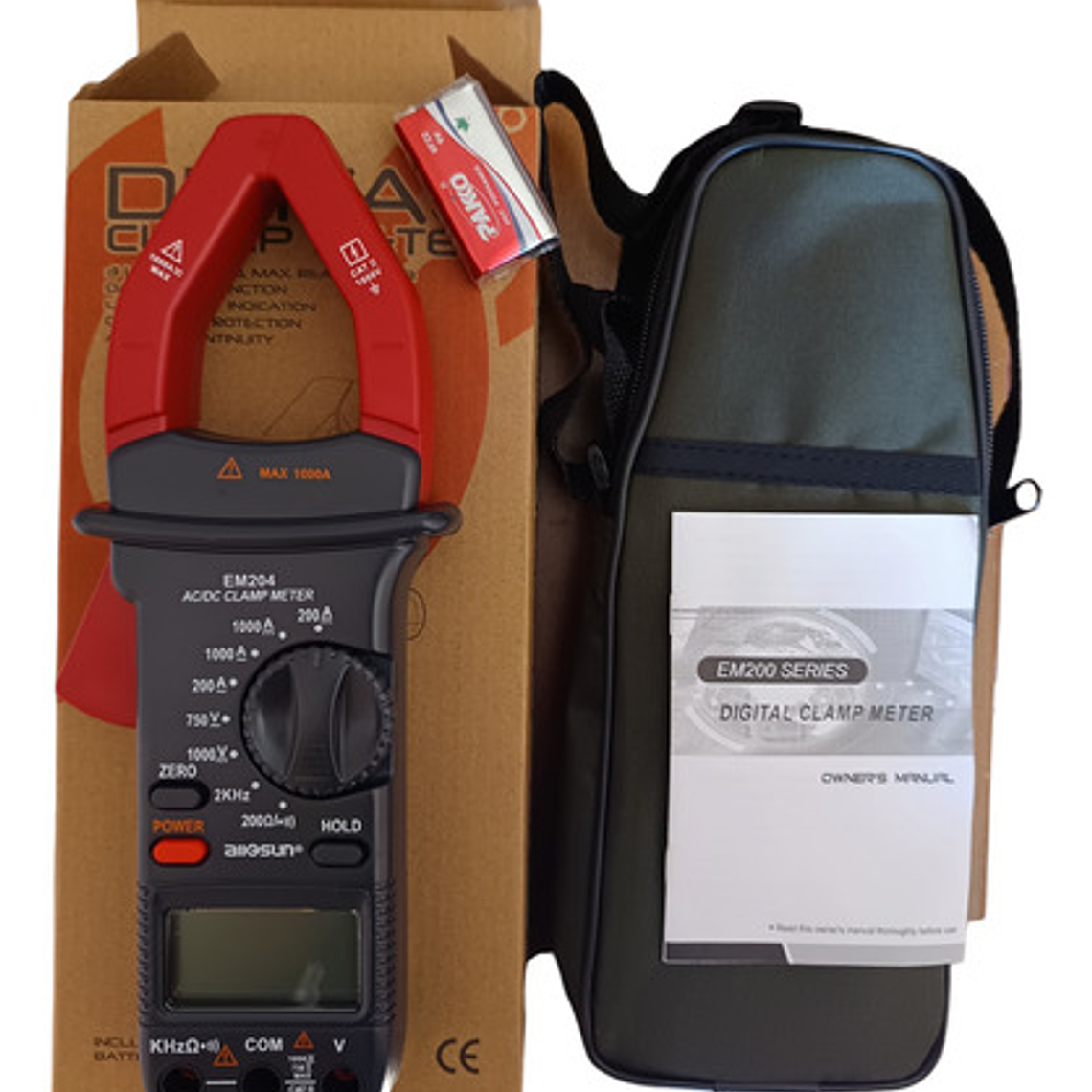 Amperímetro De Tenaza Dca/aca (em204) - Esun 2