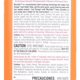 Limpiador De Manos Fast Orange 221ml (25108) Permatex