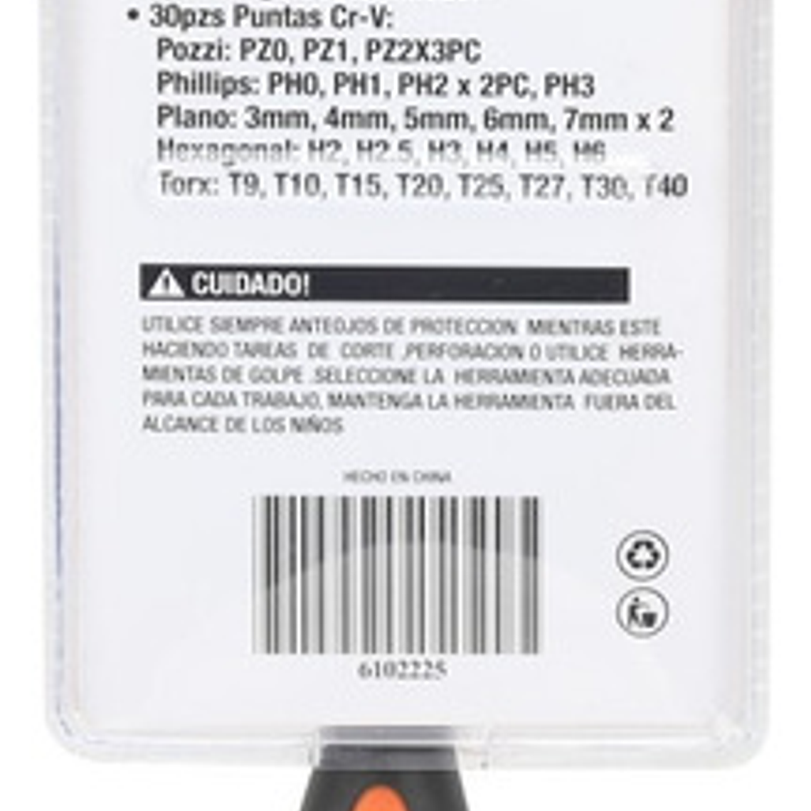 Destornillador Puntas Intercambiables 31 Piezas Smart Tools 2