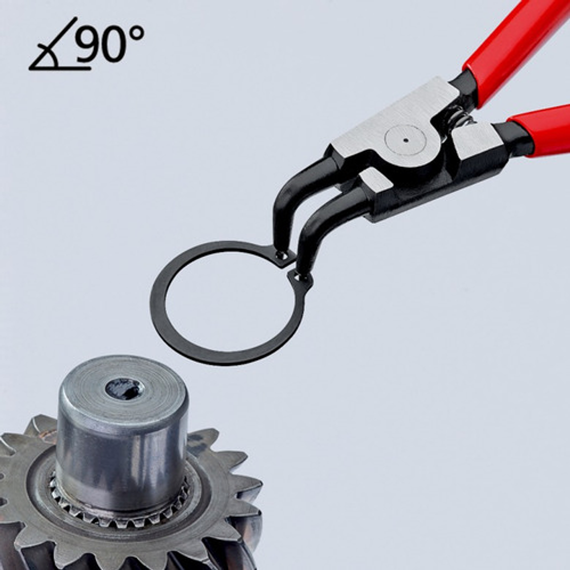 Alicate Curvo Para Seguros Exterior 7'' (4621a21) Knipex 4