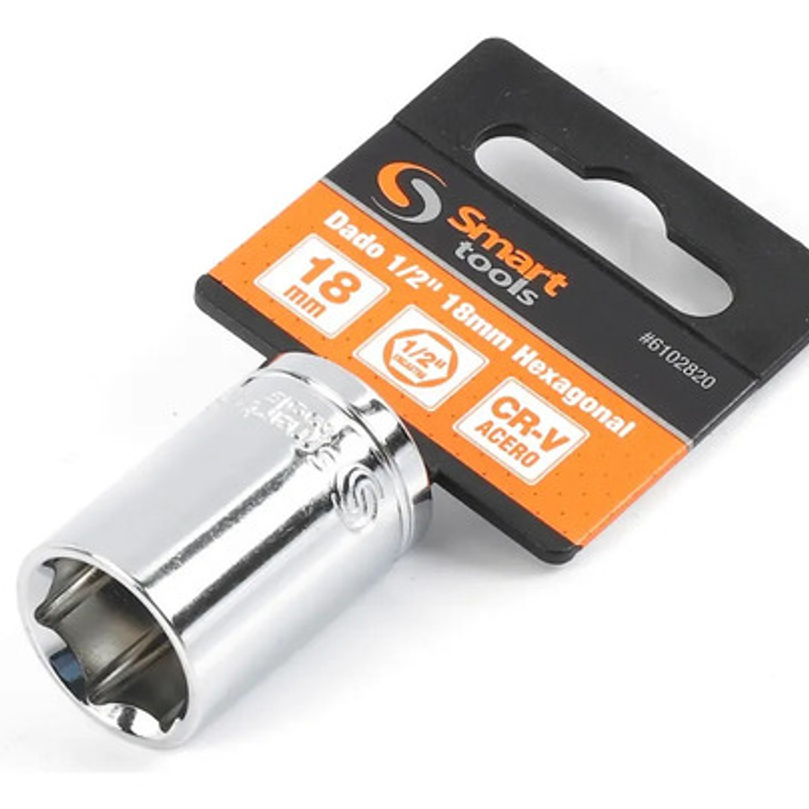 Dado Corto 1/2'' De 18mm Hexagonal - Smart Tools 1