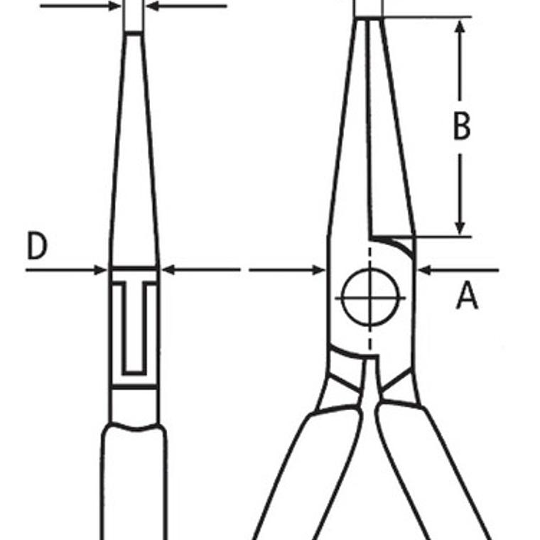 Alicate Punta Plana De Precisión 4.1/2'' (3512115) Knipex 3