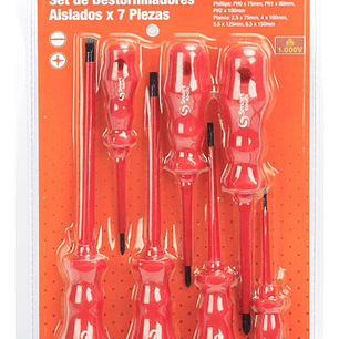 Juego Destornilladores Ph/pl Aislados 7 Piezas - Smart Tools