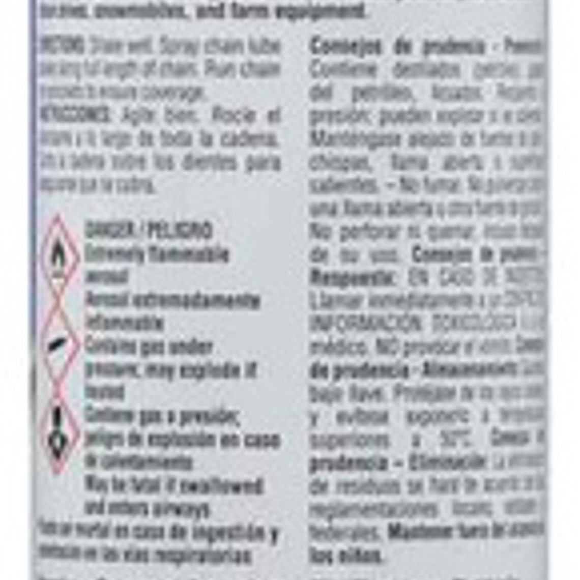 Lubricante De Cadenas En Spray De 122gr (80075) Permatex 2