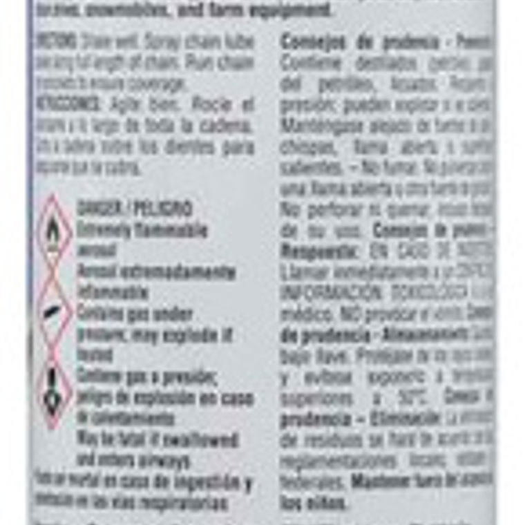 Lubricante De Cadenas En Spray De 122gr (80075) Permatex 2