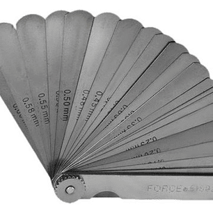 Feeler De 0,04 A 0,63mm 26 Piezas (61802) Force