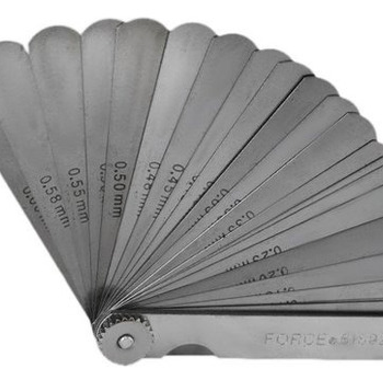 Feeler De 0,04 A 0,63mm 26 Piezas (61802) Force 2