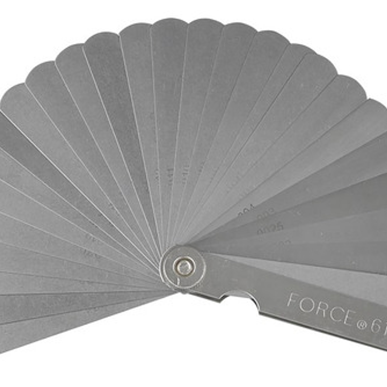 Feeler De 0,04 A 0,63mm 26 Piezas (61802) Force 3