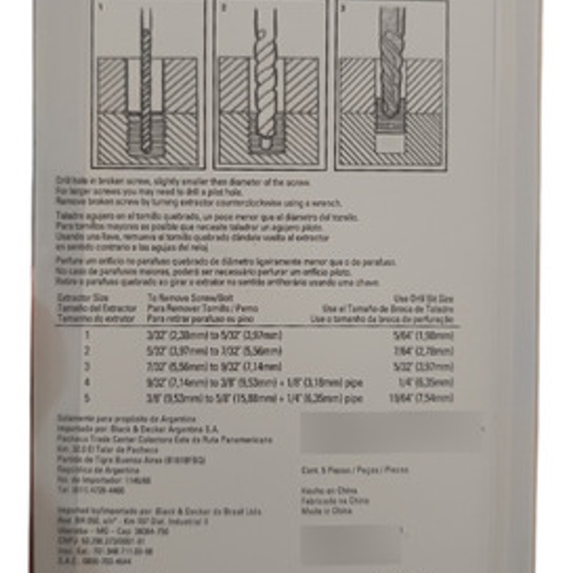 Juego De Extractor De Tornillos 5 Piezas (78-023) Stanley 2