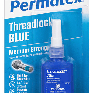 Trabador Azul De Resistencia Media De 10ml (24210) Permatex