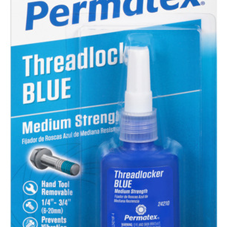 Trabador Azul De Resistencia Media De 10ml (24210) Permatex 2