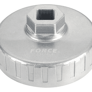 Llave Copa Filtro De Aceite 73 Mm X 14 Puntos - Force