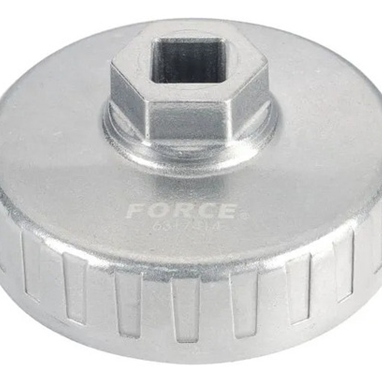 Llave Copa Filtro De Aceite 73 Mm X 14 Puntos - Force 1