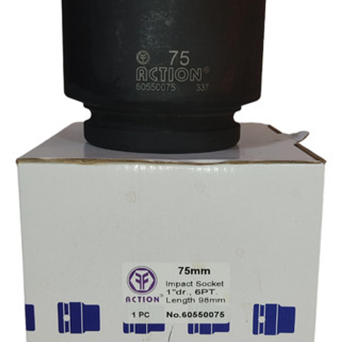 Dado Impacto Largo 1'' De 110mm (60552110) Force 3