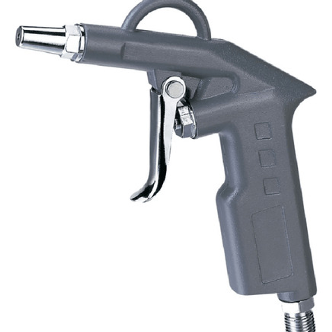 Pistola De Aire Para Sopletear (boca Corta) Muzi Color Gris 1