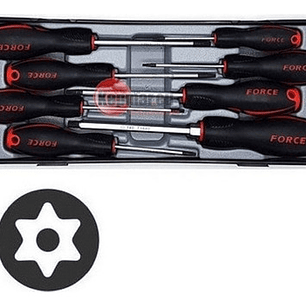 Juego Destornilladores Torx  Perf. 8 Piezas (2086t) Force