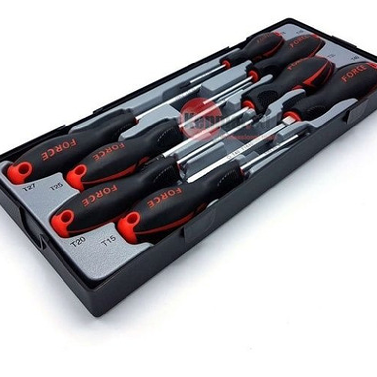Juego Destornilladores Torx  Perf. 8 Piezas (2086t) Force 3