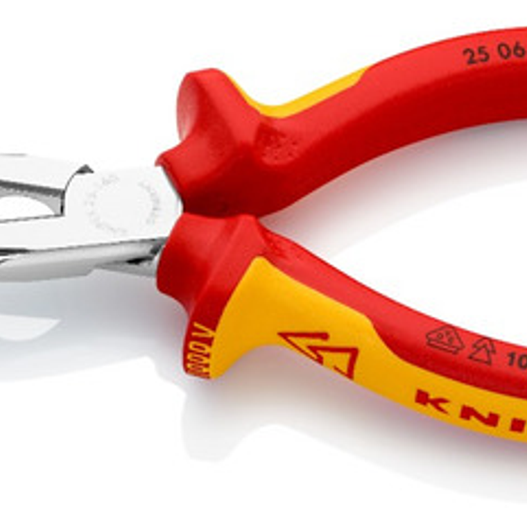 Alicate Media Caña Aislado De 6'' 1000v (2506160) Knipex 2