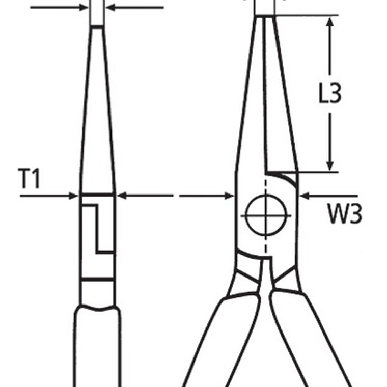 Alicate Media Caña Aislado De 6'' 1000v (2506160) Knipex 3