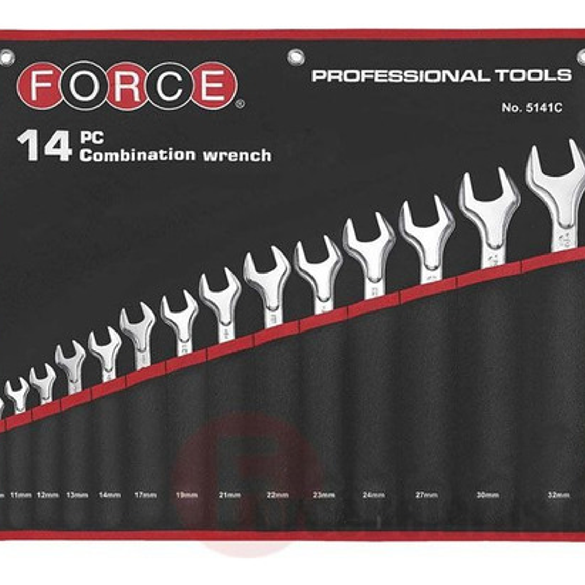 Juego Llave Punta Corona De 10 A 32mm 14 Pieza (5141c) Force 3